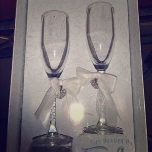 Wedding wine glasses
